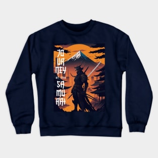 Futuristic Samurai: A Journey Through Time and Tradition Crewneck Sweatshirt